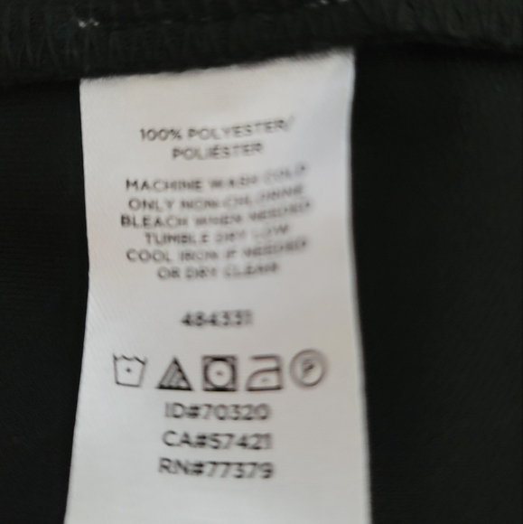 Ann Taylor Black Long Bell Sleeve Jersey Shift Dress Size Small Stretch - Picture 14 of 14